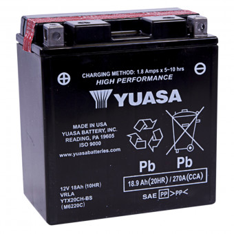 Batterie Moto Yuasa Yuasa YTX20CH-BS (0.82 L)