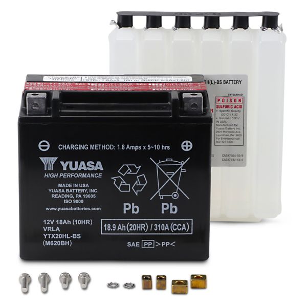 Batterie Moto Yuasa Yuasa YTX20HLBS (0.93 L) Sans Entretien
