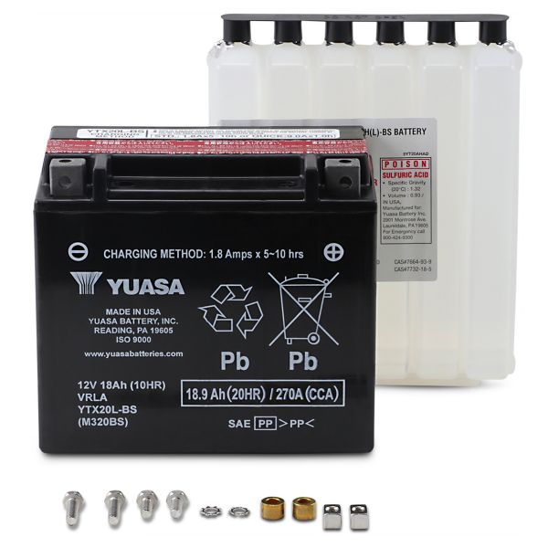 Batterie Moto Yuasa Yuasa YTX20LBS (0.93 L) Sans Entretien