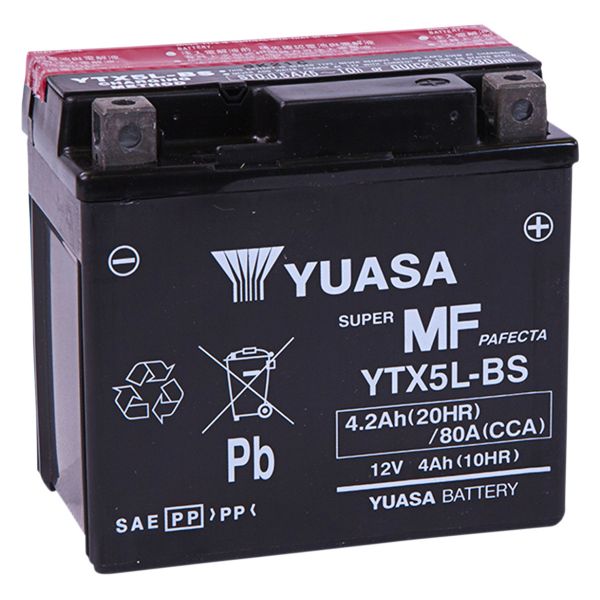 Batterie Moto Yuasa Yuasa YTX5LBS (0.24 L) Sans Entretien