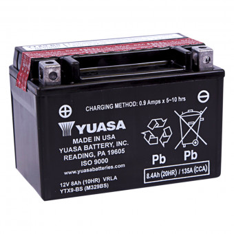 Batterie Moto Yuasa Yuasa YTX9BS (0.40 L) Sans Entretien