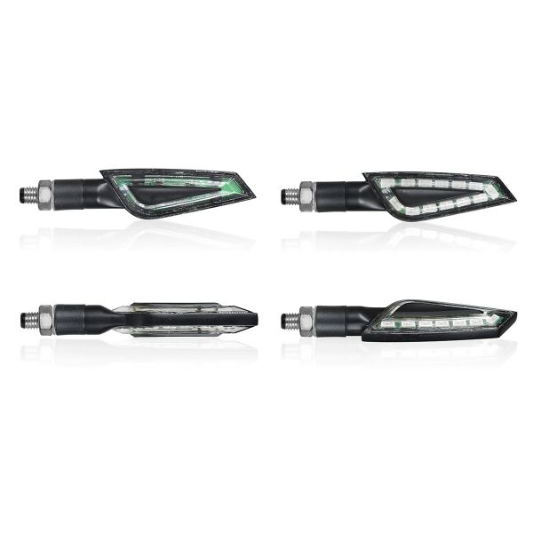 Clignotants moto & scooter Chaft Shelter Led Black