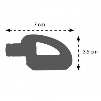 Chaft Led Jordan Noir Mat