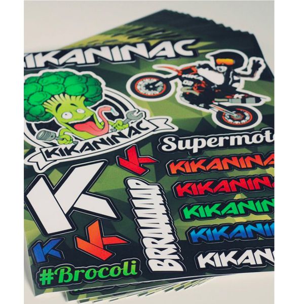 Kikaninac Planche Stickers Brocolis