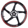 Stickers Chaft Filets de Jante Deluxe Rouge