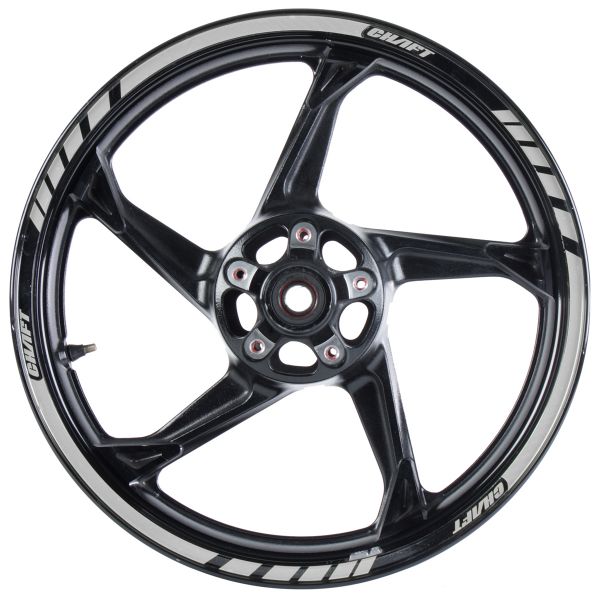 Stickers Chaft Filets de Jante Deluxe Silver