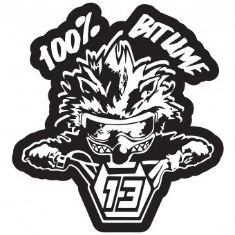Stickers 100% Bitume Lot de 3 Stickers Bitume Original 7 x 6 Stickers 100% Bitume Lot de 3 Stickers Bitume Original 7 x 6