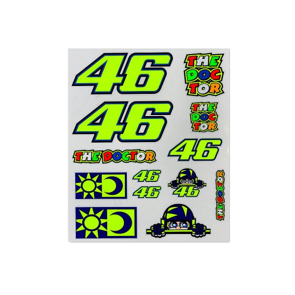 Pi�ces & Accessoires moto VR 46 Stickers Big Set Classic VR46
