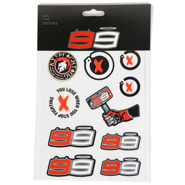 Pi�ces & Accessoires moto Jorge Lorenzo Stickers Small Lorenzo Multicolor