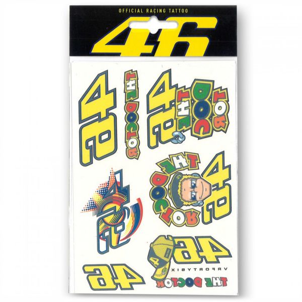 Pices & Accessoires moto VR 46 Tattoo Set VR46