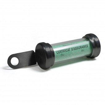 Porte Assurance Chaft Porte Vignette Tube Black Porte Assurance Chaft Porte Vignette Tube Black