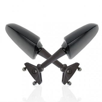 Retroviseurs moto & scooter Chaft Sport Serie Noir Carenage