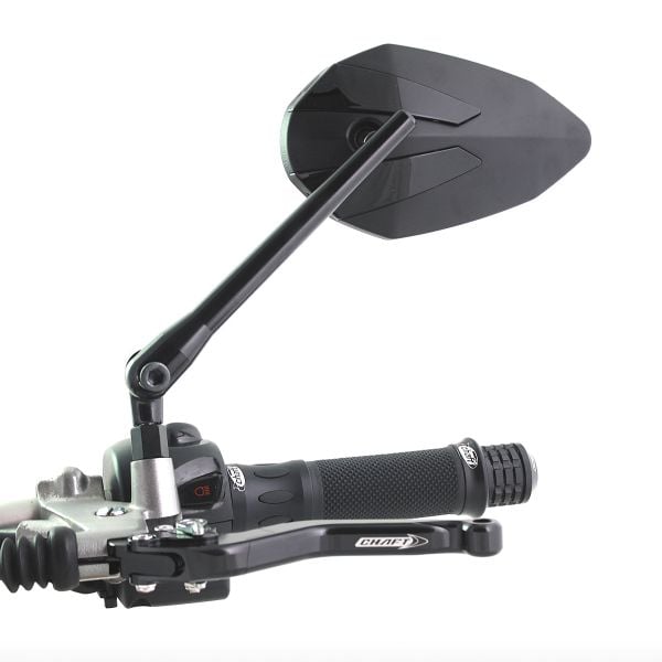 Retroviseurs moto & scooter Chaft Crusty Noir