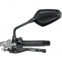 Retroviseurs moto & scooter Chaft Eighty Matt Black