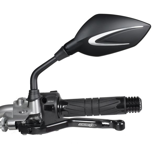 Retroviseurs moto & scooter Chaft Extra Black White Retroviseurs moto & scooter Chaft Extra Black White