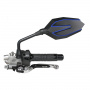 Retroviseurs moto & scooter Chaft Peaky Black Blue CE