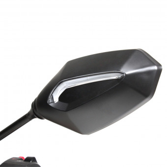 Retroviseurs moto & scooter Chaft Vision Black Retroviseurs moto & scooter Chaft Vision Black