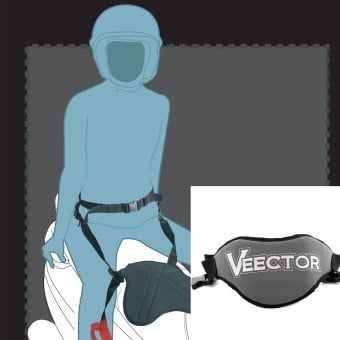 Accessoires de scurit Veector Pan Belt 2 Gris - Noir