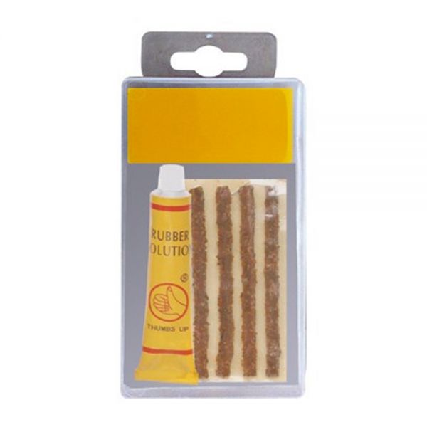 Changement & rparation pneu Tecnoglobe 5 Meches et Solution Vulcanisante TG Kit Reparation Tubeless