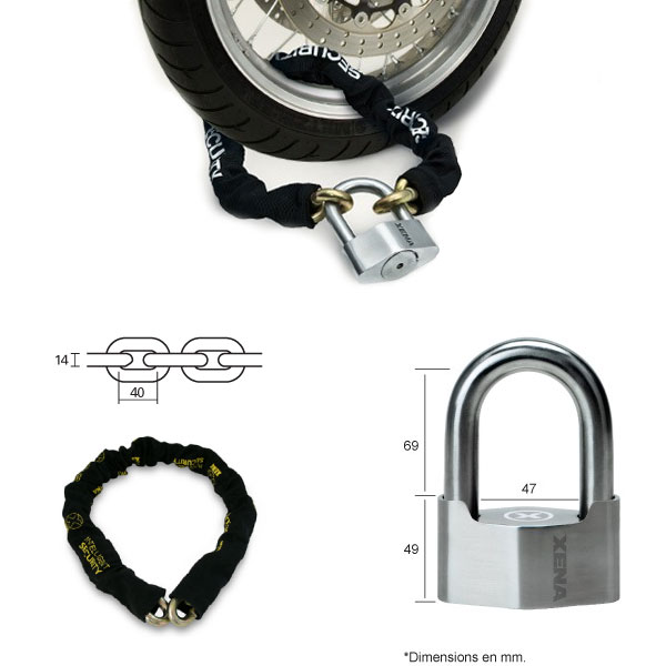 Xena Combo Mini U XSU-69 SRA + Chaine XC14 Homologuee
