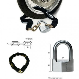 Xena Combo Mini U XSU-69 SRA + Chaine Hexago Non Homologuee