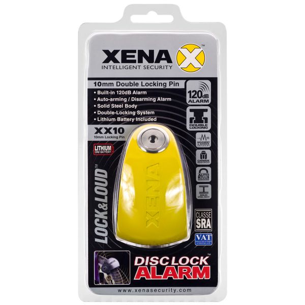 Xena Bloque Disque Alarme Series XX 10 Jaune SRA