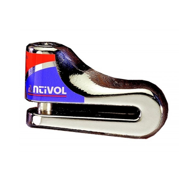 Pi�ces & Accessoires moto France Antivol Bloque Disque Zamac Chrome - Pin de 10 mm