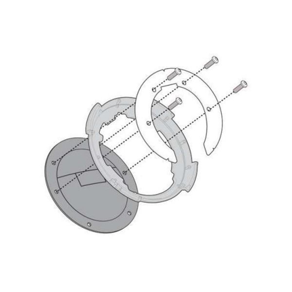 Accessoires sacoche reservoir Givi Bride Tanklock Sacoche Rservoir BF17 BMW R1200GS/R1250GS (04-19)