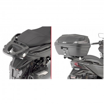 Kit de fixation Top Case Givi Support Monolock - Monokey SR1166 Honda Forza 125/300/ADV350 (15-22) Kit de fixation Top Case Givi Support Monolock - Monokey SR1166 Honda Forza 125/300/ADV350 (15-22)