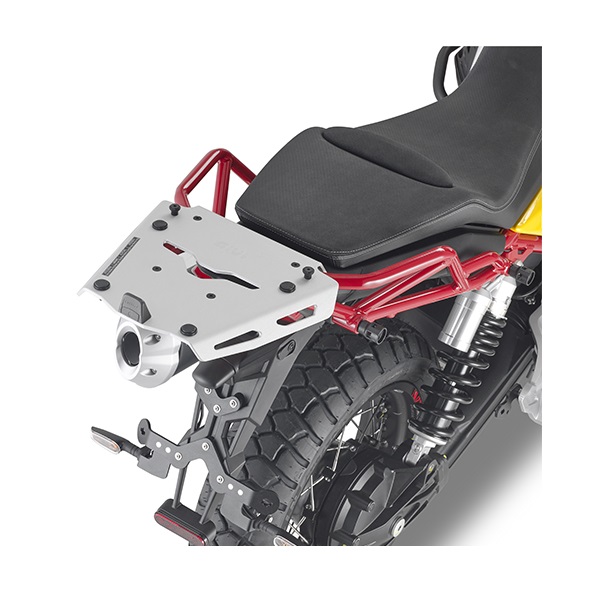 Kit de fixation Top Case Givi Support Alu platine Monokey SRA8203 Moto Guzzi V85 TT (19-22)