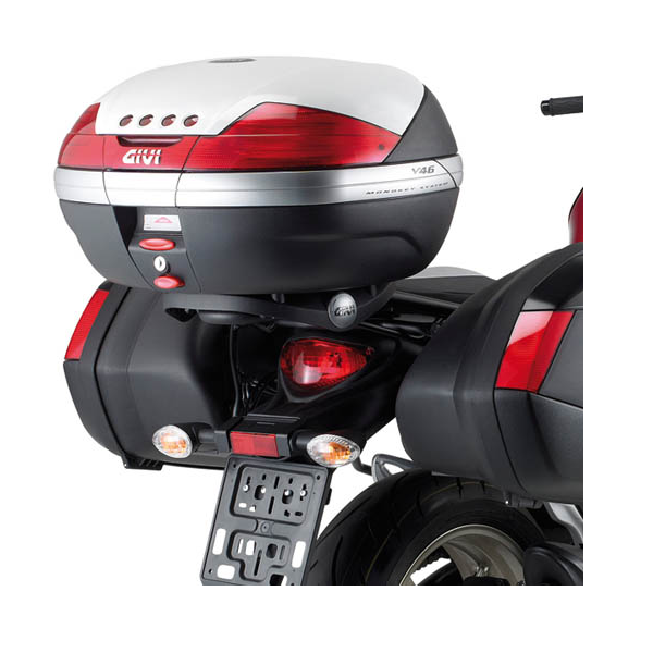 Kit de fixation Top Case Givi Support + platine Monokey SR121 Suzuki Gladius 650 (09-16) Kit de fixation Top Case Givi Support + platine Monokey SR121 Suzuki Gladius 650 (09-16)