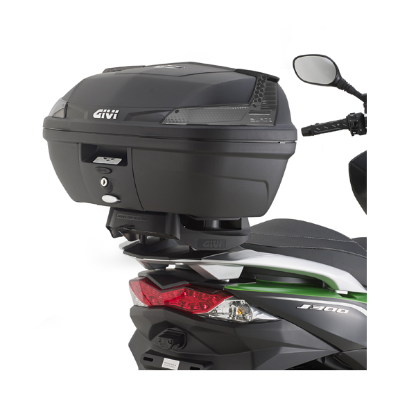 Kit de fixation Top Case Givi Support + platine Monolock SR4111MM Kawasaki J125/J300 (14-20)