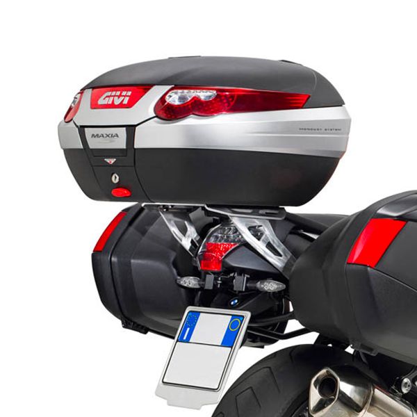 Kit de fixation Top Case Givi Support Alu platine Monokey SRA690 BMW K1200R/K1300R (05-16)