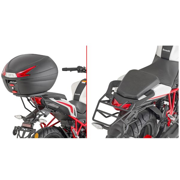 Kit de fixation Top Case Givi Support Monolock SR8708 Benelli BN125 (19-20) Kit de fixation Top Case Givi Support Monolock SR8708 Benelli BN125 (19-20)