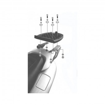 Kit de fixation Top Case Givi Support Monolock SR46M Yamaha Majesty/MBK Skyliner (01-13) Kit de fixation Top Case Givi Support Monolock SR46M Yamaha Majesty/MBK Skyliner (01-13)
