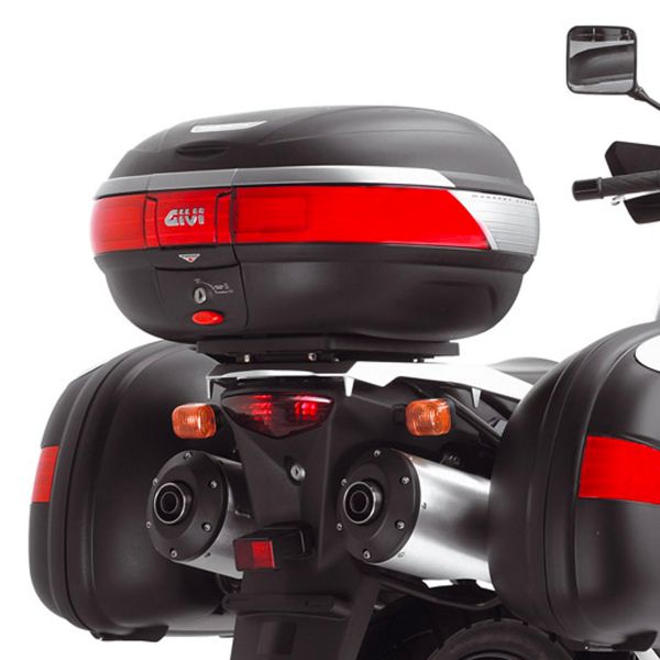 Kit de fixation Top Case Givi Support + platine Monokey E528 Suzuki V-Strom/Kawasaki KLV 1000 (04-11) Kit de fixation Top Case Givi Support + platine Monokey E528 Suzuki V-Strom/Kawasaki KLV 1000 (04-11)