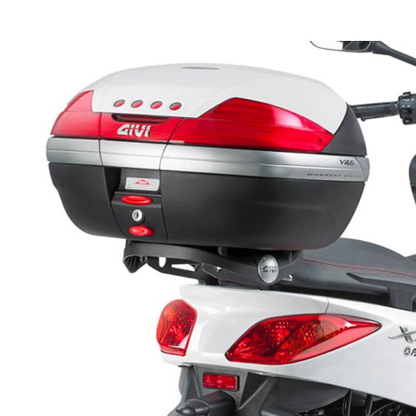 Kit de fixation Top Case Givi Support + platine Monokey SR370 Yamaha X-MAX/MBK Skycruiser (10-13)