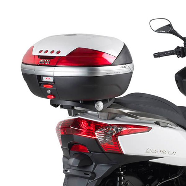 Kit de fixation Top Case Givi Support + platine Monokey SR92 Kymco Downtown 125I/200I/300I (09-17)
