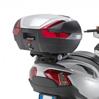 Kit de fixation Top Case Givi Support + platine Monolock SR3104MM Suzuki Burgman 650 Executive (02-19) Kit de fixation Top Case Givi Support + platine Monolock SR3104MM Suzuki Burgman 650 Executive (02-19)