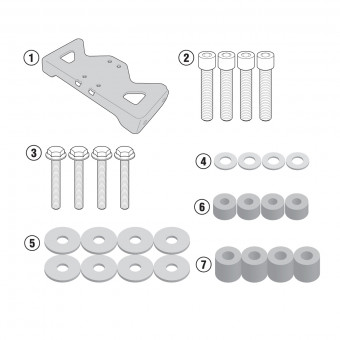 Kits de fixation valise Givi Kit spécifique 1152KIT Honda CB500F (16-18) Kits de fixation valise Givi Kit spécifique 1152KIT Honda CB500F (16-18)