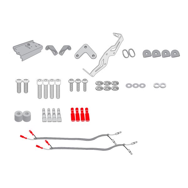 Kits de fixation valise Givi Kit spcifique 1165KIT Honda CB1000R (18-20)