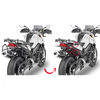 Kits de fixation valise Givi Kit spécifique PLR5118KIT BMW F800R (09-19) Kits de fixation valise Givi Kit spécifique PLR5118KIT BMW F800R (09-19)