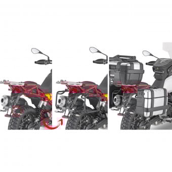 Kits de fixation valise Givi Support Liaison Rapide Valise PLOR8203MK Moto Guzzi V85TT (19-20) Kits de fixation valise Givi Support Liaison Rapide Valise PLOR8203MK Moto Guzzi V85TT (19-20)
