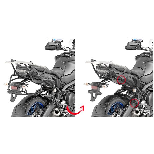 Kits de fixation valise Givi Support Liaison Rapide Valise PLR2139 Yamaha Tracer 900 (18-20)