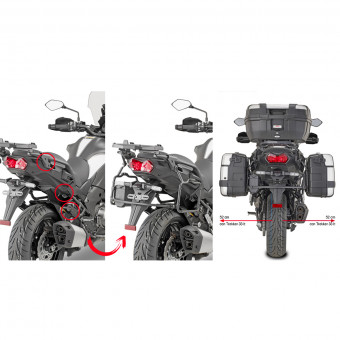 Kits de fixation valise Givi Support Liaison Rapide Valise PLR4126 Kawasaki Versys 1000 (19-20) Kits de fixation valise Givi Support Liaison Rapide Valise PLR4126 Kawasaki Versys 1000 (19-20)