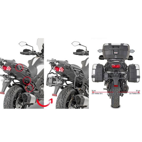 Kits de fixation valise Givi Support Liaison Rapide Valise PLR4126 Kawasaki Versys 1000 (19-20) Kits de fixation valise Givi Support Liaison Rapide Valise PLR4126 Kawasaki Versys 1000 (19-20)
