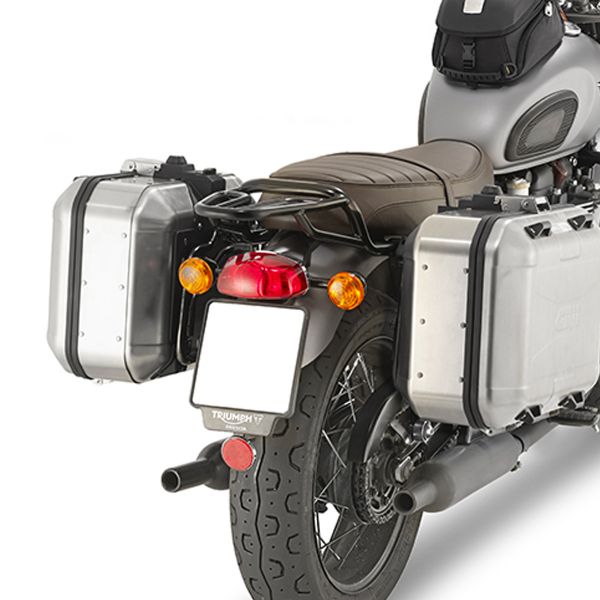 Kits de fixation valise Givi Support valise Monokey PL6410 Triumph Bonneville 900/1200 (16-22)