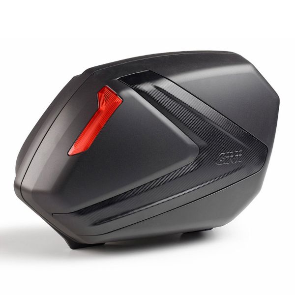 Top Case - Valises Givi Paire de valises latérales Monokey Side V37NN Noir Carbone Rouge Top Case - Valises Givi Paire de valises latérales Monokey Side V37NN Noir Carbone Rouge