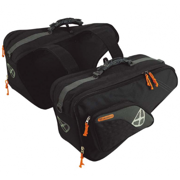 Sacoches moto Ixon X-Comp Noir Gris