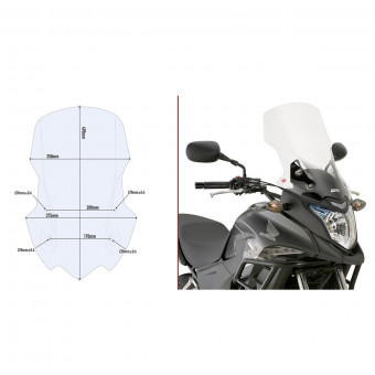 Bulle Givi Bulle D1121ST Honda CB500X (13-18) Bulle Givi Bulle D1121ST Honda CB500X (13-18)